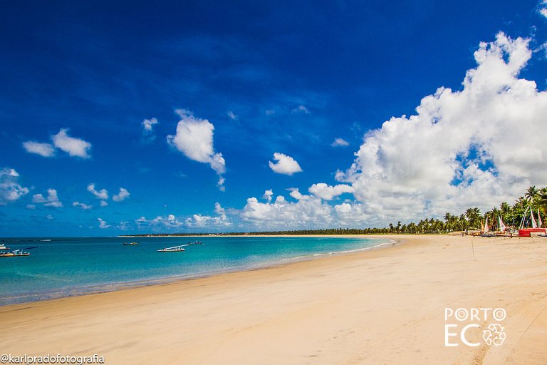 Apartamento Frente Piscina no Village em Porto de Galinhas